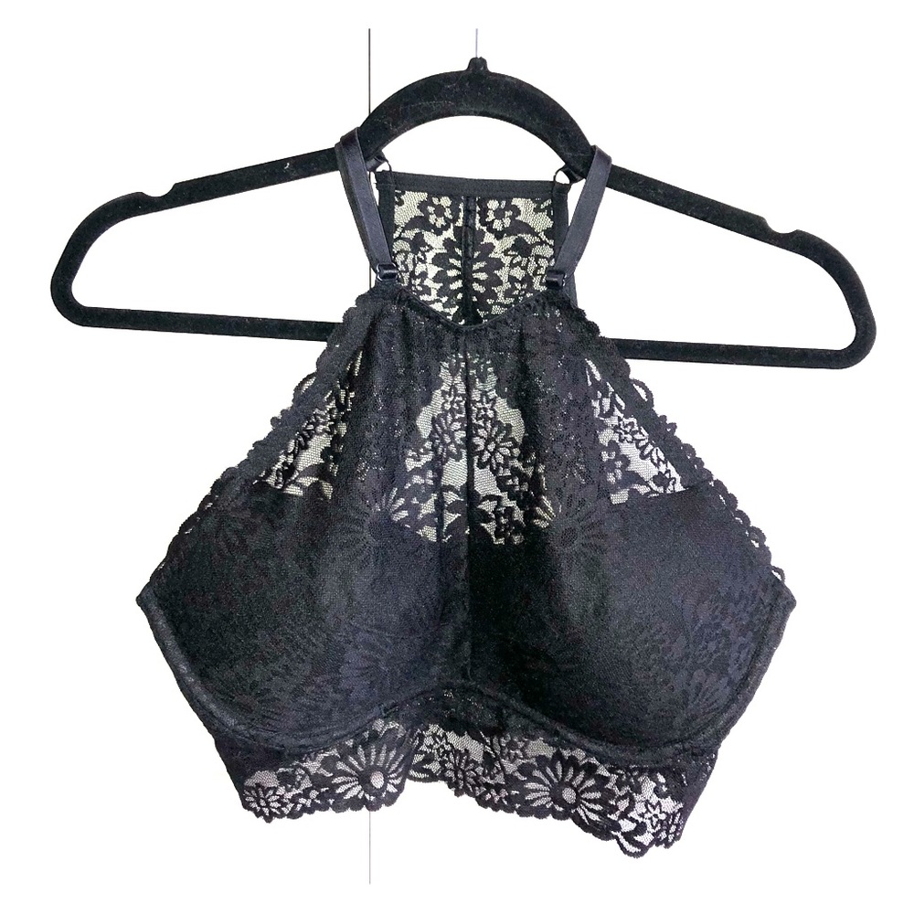 PINK High Neck Bralette - Large (D-DD)